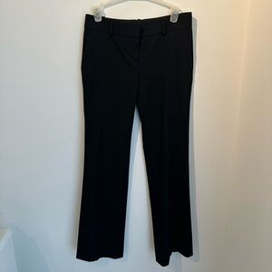 Size 0 Petite Ann Taylor Black Trouser Full Length Pants